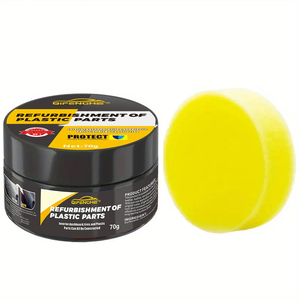 automotive plastic repair agent-interior and exterior plastic polishing wax, scratch repair anti-aging cream, suitable for tires - Cozy & Co. Market
