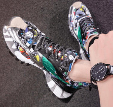 Autumn New Trendy Colorful Dad Sneakers for Men - Cozy & Co. Market