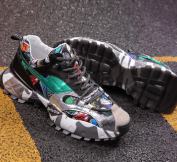 Autumn New Trendy Colorful Dad Sneakers for Men - Cozy & Co. Market