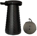 Avenoir Telescopic Portable Stool Camping Retractable Folding Stool for Fishing Hiking Travel Queuing Gardening Max Load 397lb(Black) - Cozy & Co. Market