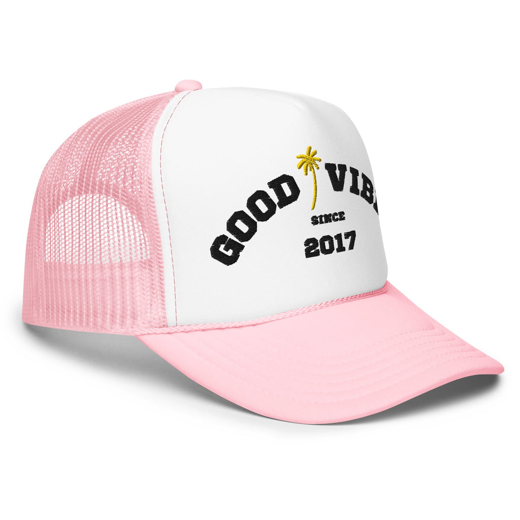 Beachy Good Vibes Foam Trucker Hat - Cozy & Co. Market