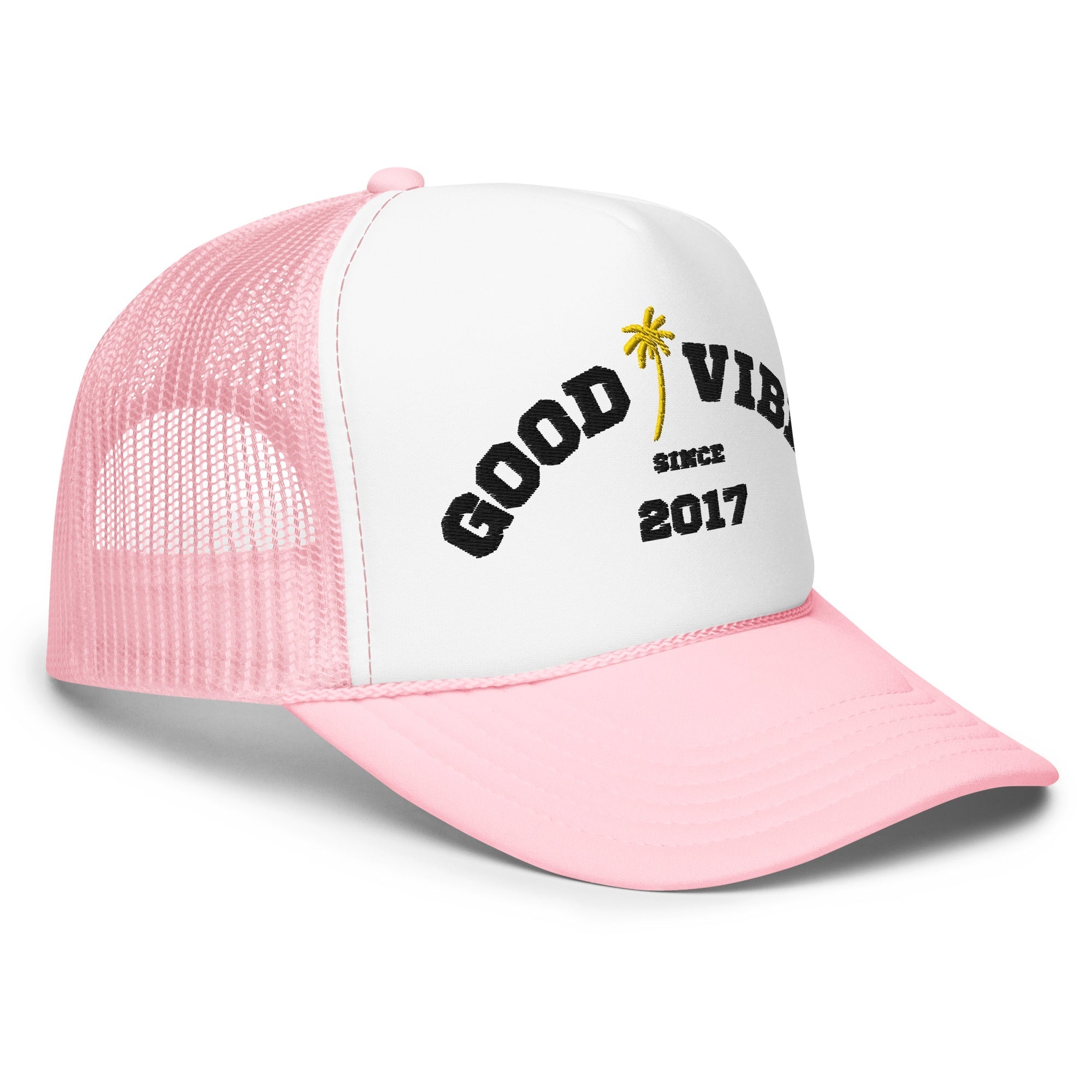 Beachy Good Vibes Foam Trucker Hat - Cozy & Co. Market