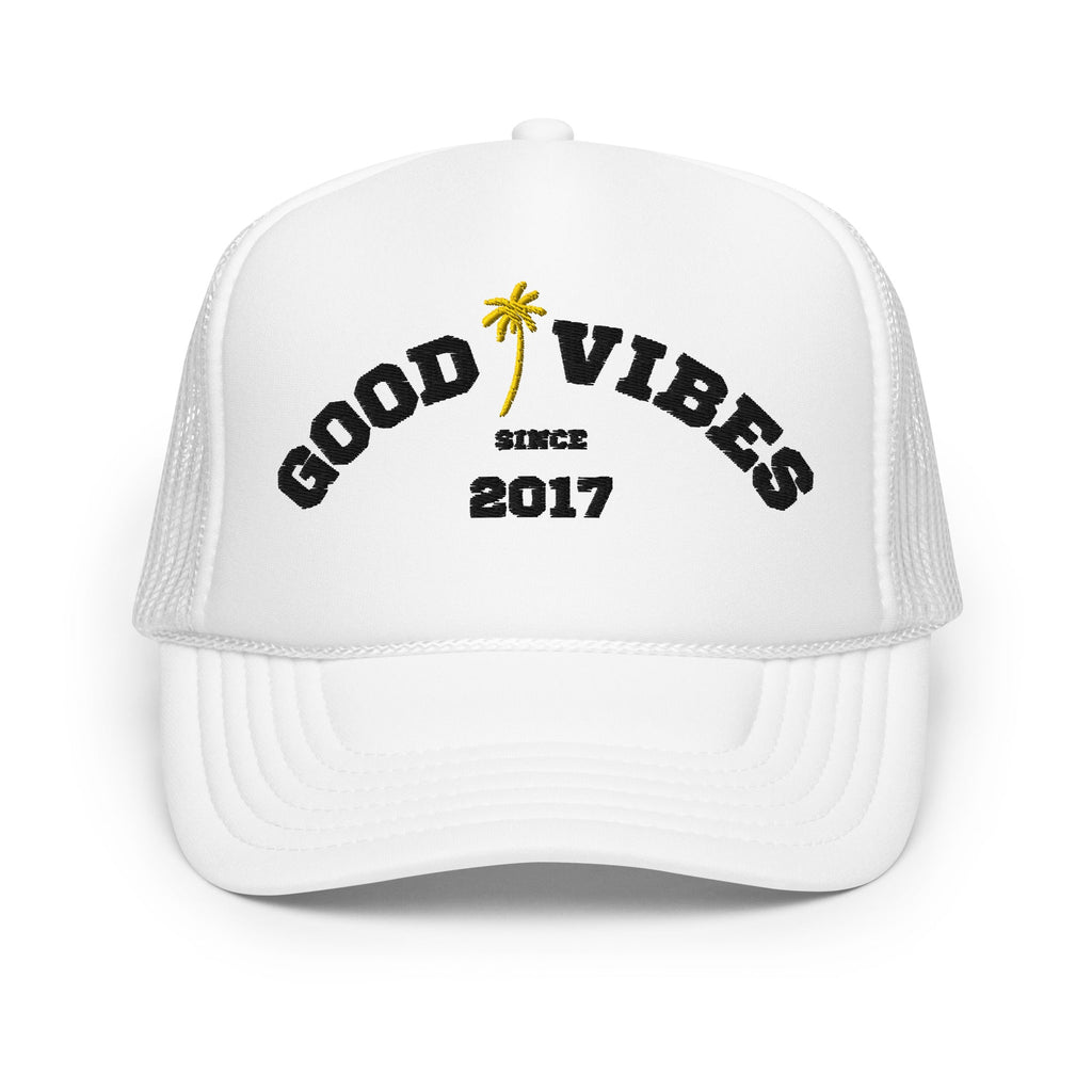Beachy Good Vibes Foam Trucker Hat - Cozy & Co. Market