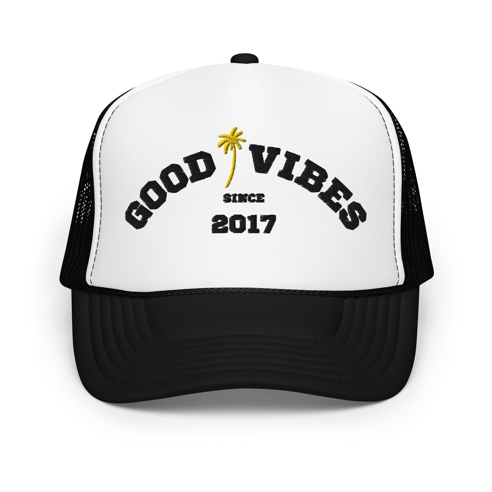Beachy Good Vibes Foam Trucker Hat - Cozy & Co. Market
