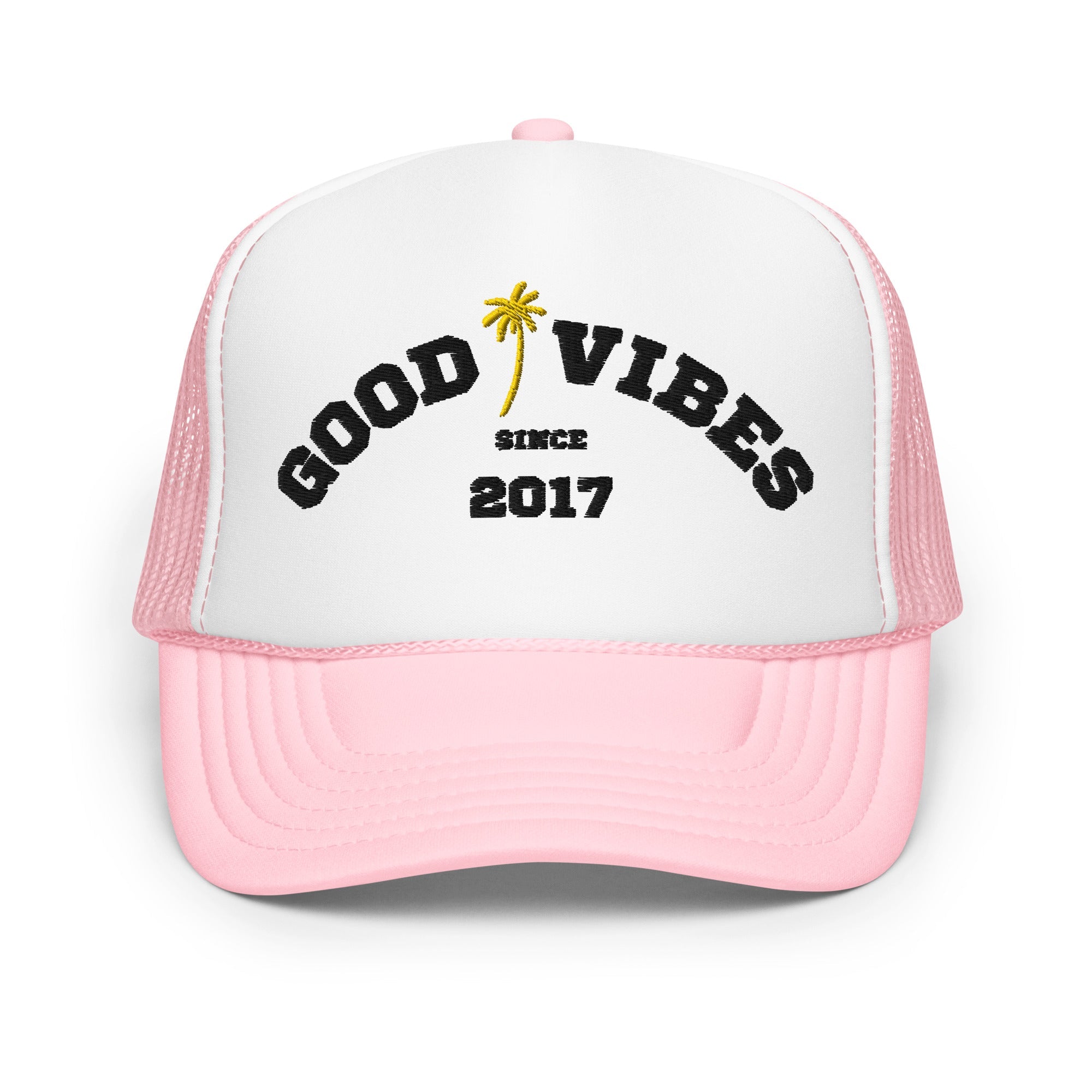 Beachy Good Vibes Foam Trucker Hat - Cozy & Co. Market