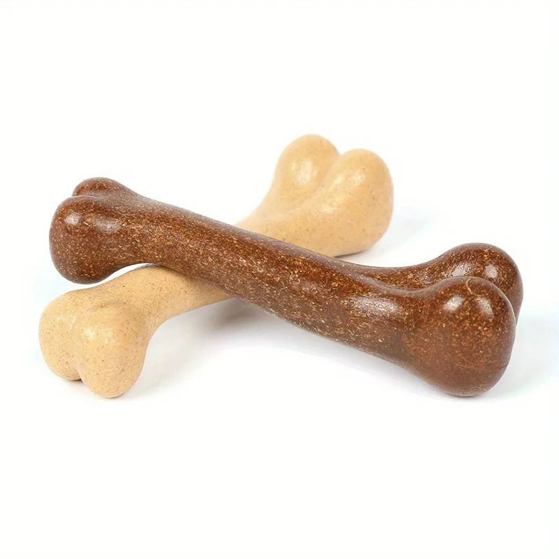 Beef Flavored Bone Dog Chew Toy — Interactive Teeth Cleaning - Cozy & Co. Market
