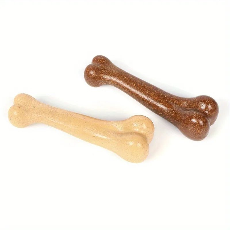 Beef Flavored Bone Dog Chew Toy — Interactive Teeth Cleaning - Cozy & Co. Market