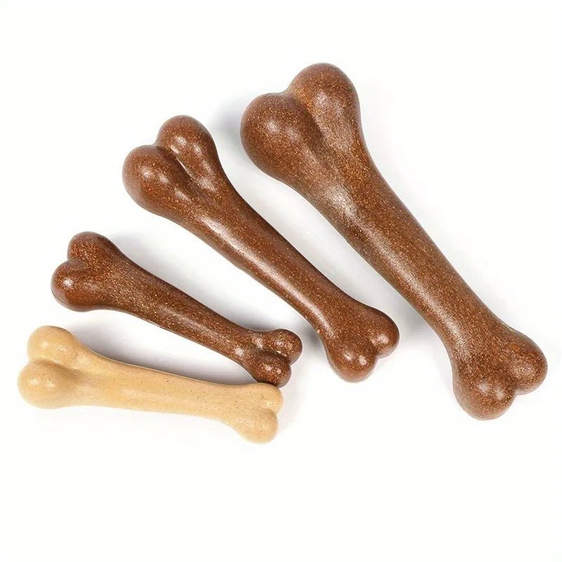 Beef Flavored Bone Dog Chew Toy — Interactive Teeth Cleaning - Cozy & Co. Market