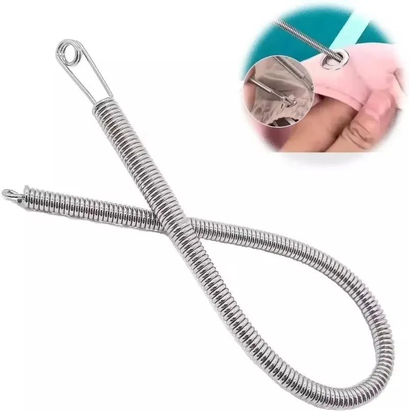 Bendable Spring Drawstring Threader Clip Pants Hoodies Elastic Band Lace Cord Flexible Drawstring Thread DIY Sewing Accessories - Cozy & Co. Market