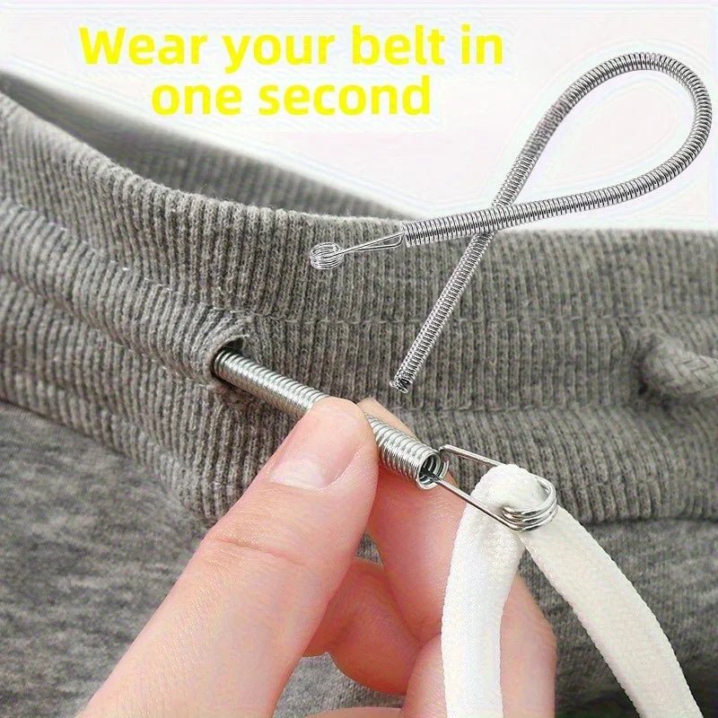 Bendable Spring Drawstring Threader Clip Pants Hoodies Elastic Band Lace Cord Flexible Drawstring Thread DIY Sewing Accessories - Cozy & Co. Market