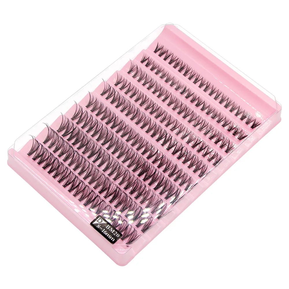 Big Capacity Super Bunch DIY Cluster Lashes 8-16mm Mix Charm Style Eyelashes Extension False Eyelash Makeup Tool Russian Volume - Cozy & Co. Market