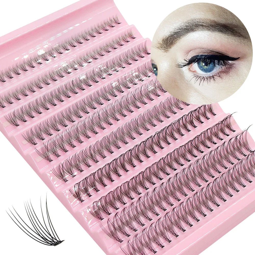Big Capacity Super Bunch DIY Cluster Lashes 8-16mm Mix Charm Style Eyelashes Extension False Eyelash Makeup Tool Russian Volume - Cozy & Co. Market