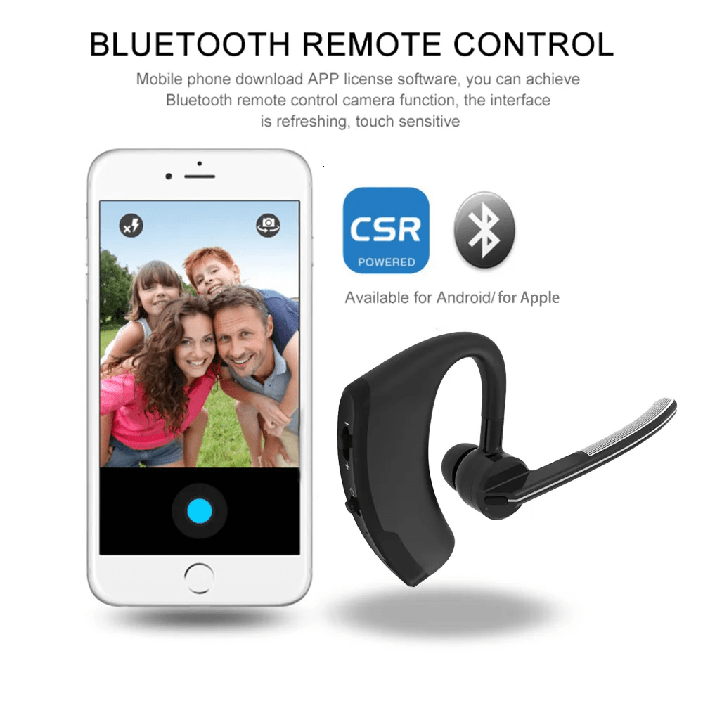 Bluetooth Earpiece Wireless Headset Noise Cancelling Headphones Driver Trucker - Cozy & Co. Market