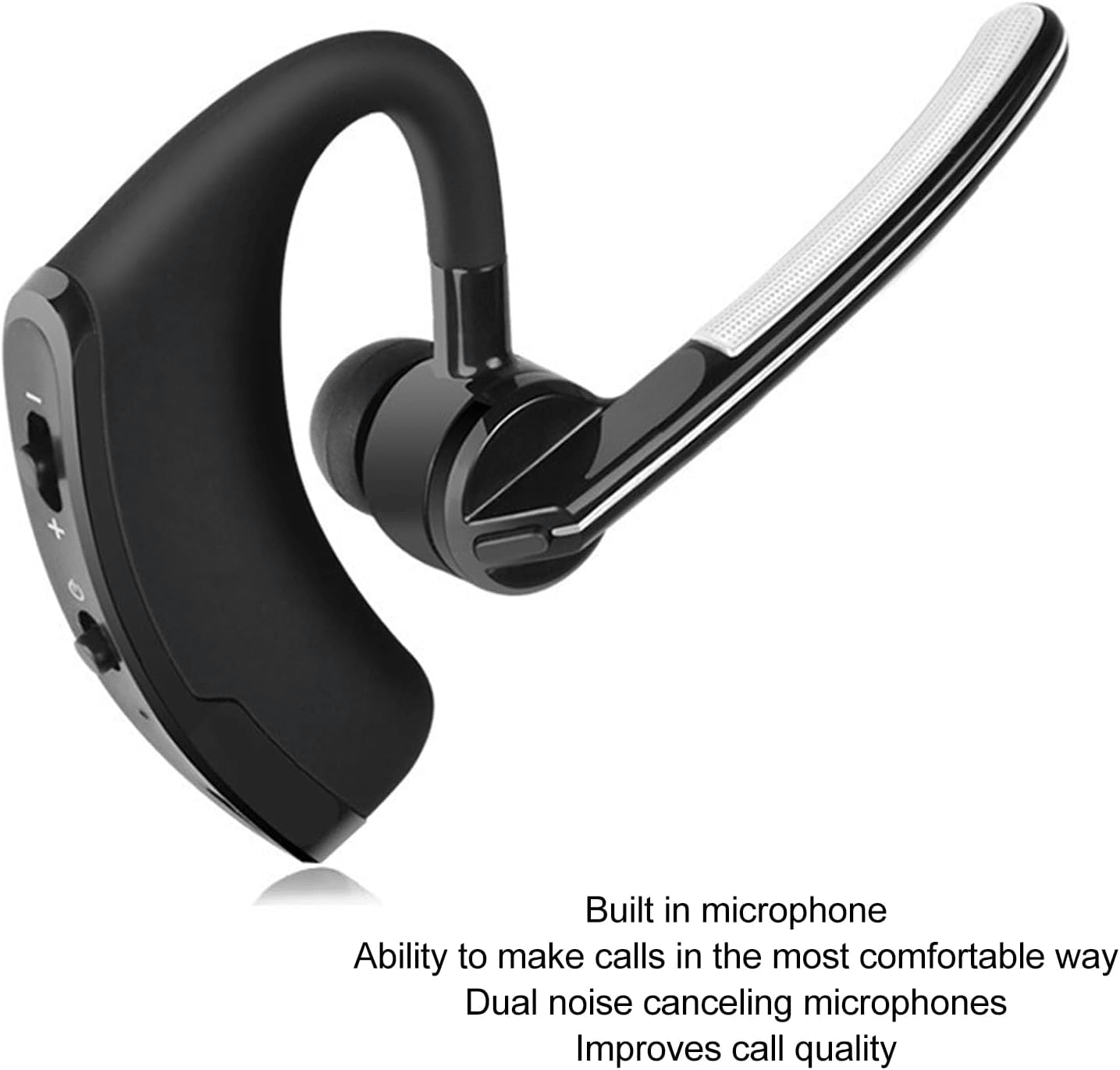 Bluetooth Earpiece Wireless Headset Noise Cancelling Headphones Driver Trucker - Cozy & Co. Market