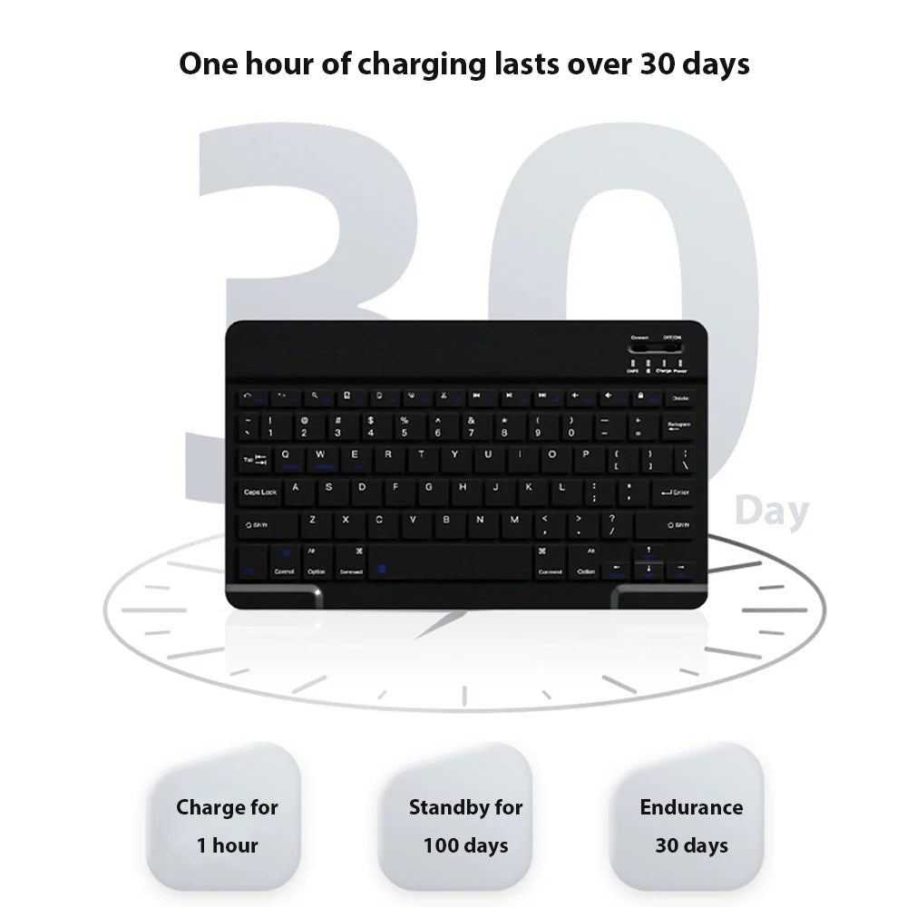 Bluetooth Wireless Keyboard Universal Mobile Phone Tablet Keyboard And Mouse Mini Bluetooth Keyboard Ipad Keyboard Accessories - Cozy & Co. Market