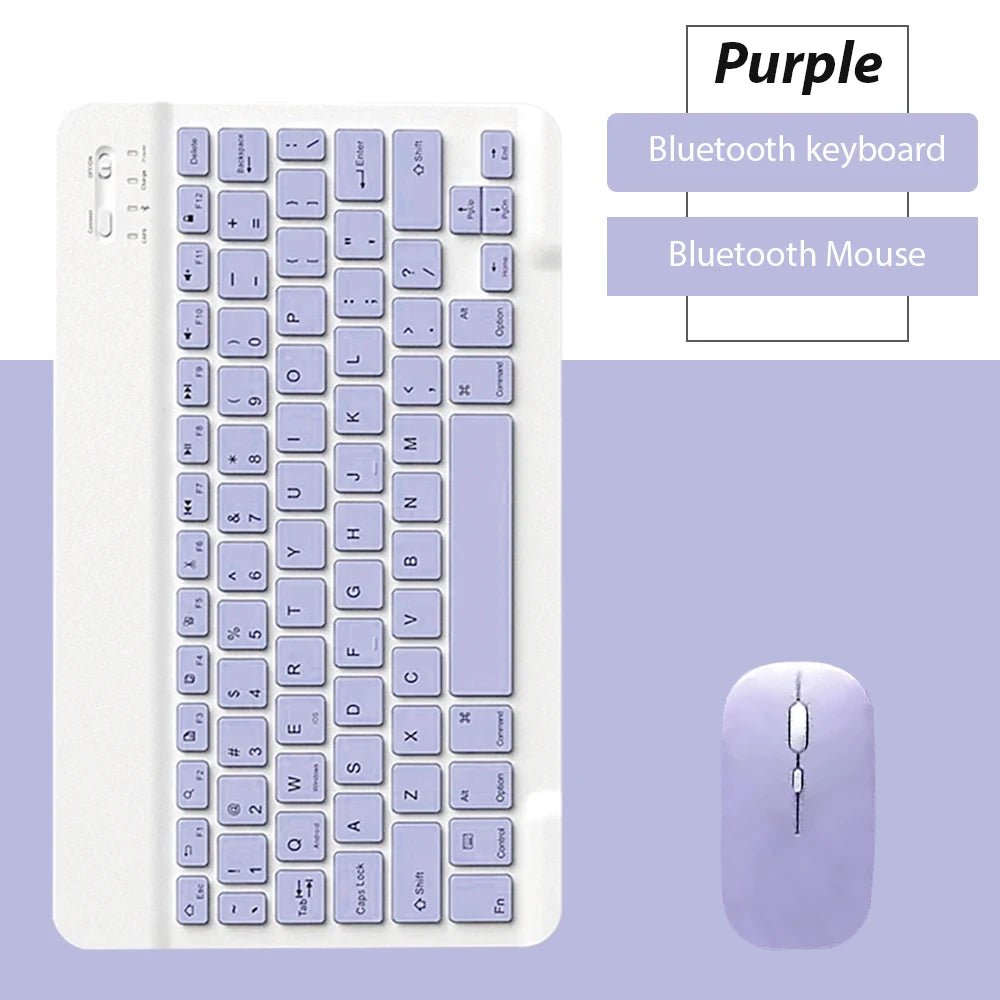 Bluetooth Wireless Keyboard Universal Mobile Phone Tablet Keyboard And Mouse Mini Bluetooth Keyboard Ipad Keyboard Accessories - Cozy & Co. Market