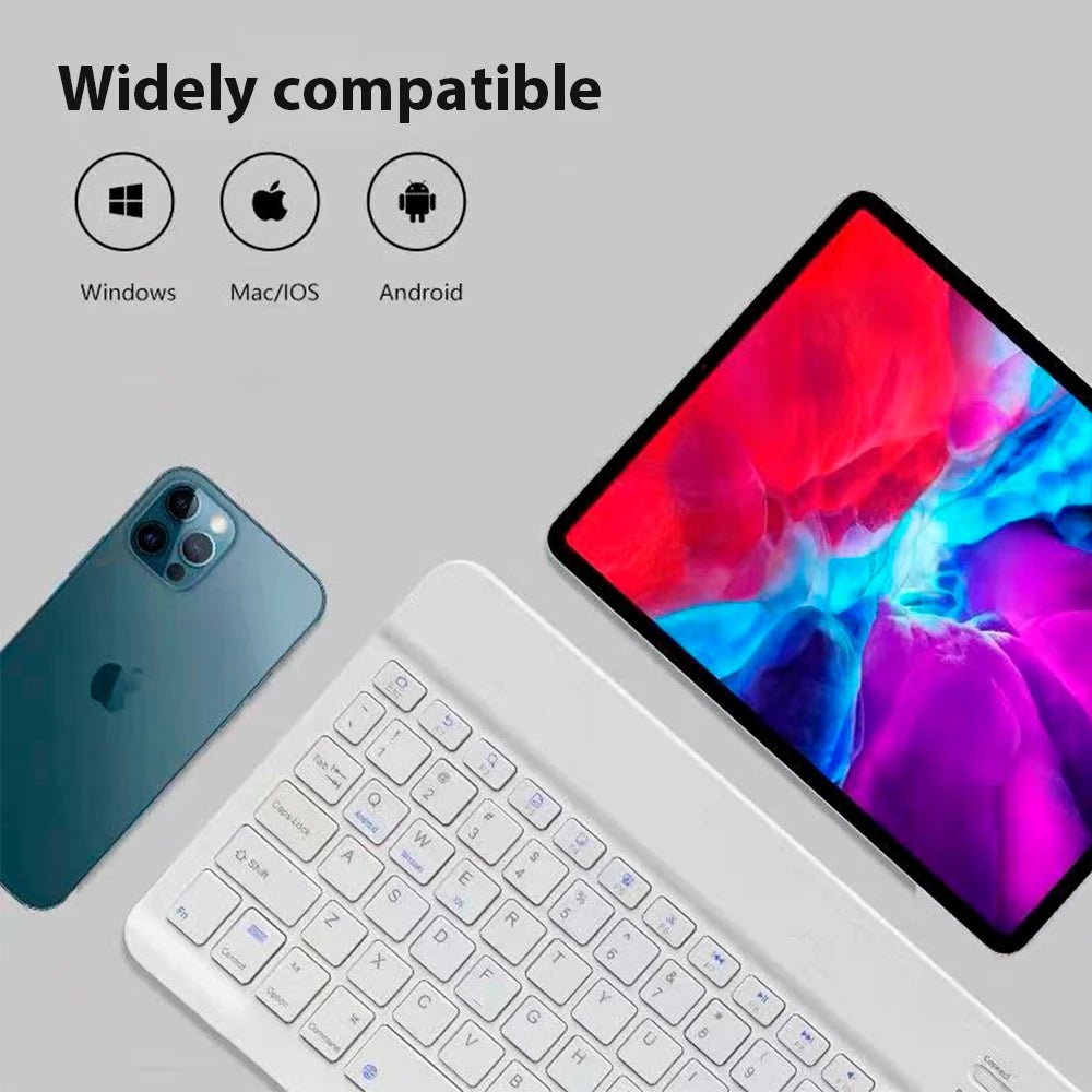 Bluetooth Wireless Keyboard Universal Mobile Phone Tablet Keyboard And Mouse Mini Bluetooth Keyboard Ipad Keyboard Accessories - Cozy & Co. Market