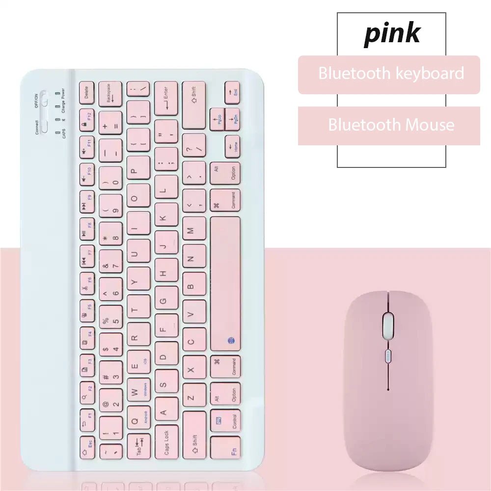 Bluetooth Wireless Keyboard Universal Mobile Phone Tablet Keyboard And Mouse Mini Bluetooth Keyboard Ipad Keyboard Accessories - Cozy & Co. Market