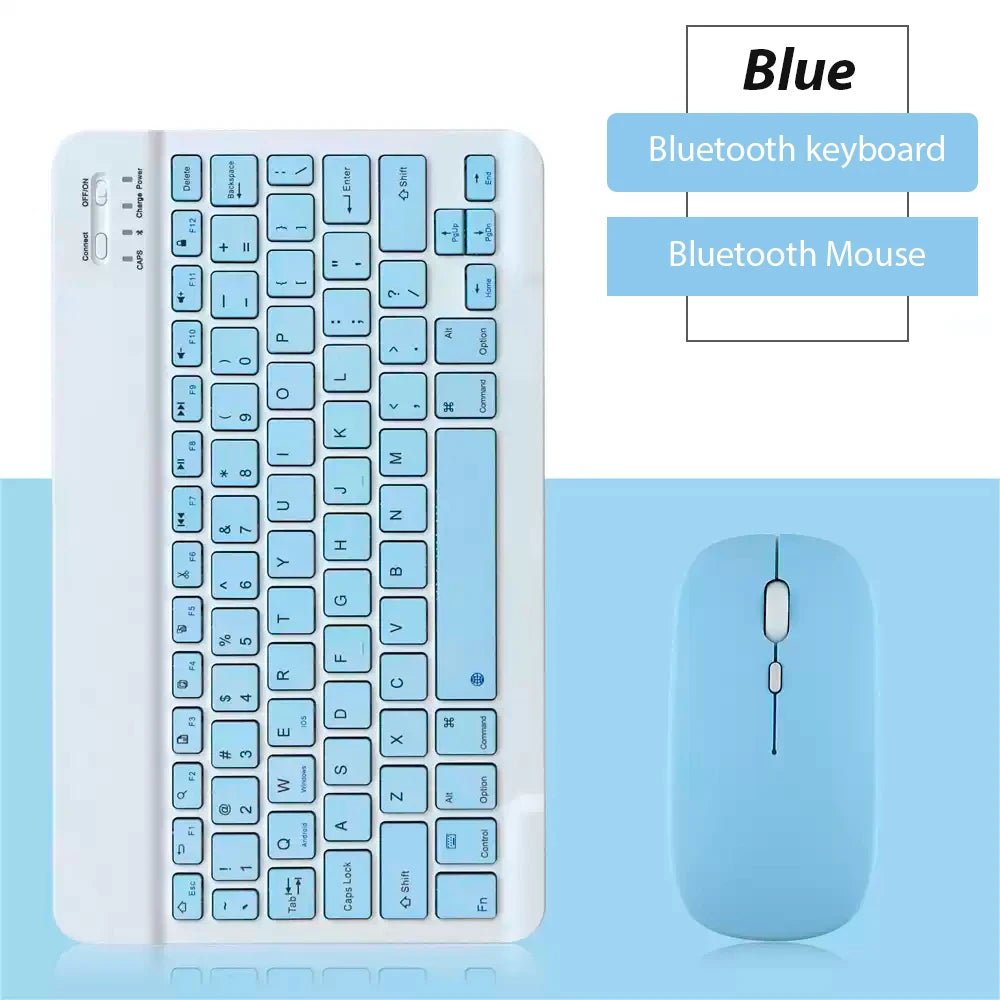 Bluetooth Wireless Keyboard Universal Mobile Phone Tablet Keyboard And Mouse Mini Bluetooth Keyboard Ipad Keyboard Accessories - Cozy & Co. Market