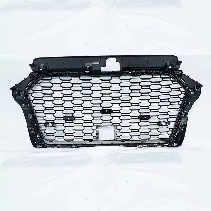 Body Kit Honeycomb Mesh Grille Rs3 Front Grille With ACC Hole RS3 for Audi A3 S3 2017 2018 2019 - Cozy & Co. Market