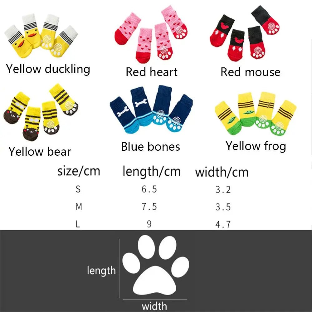 Breathable Cotton Pet Socks for Cats & Dogs - Cozy & Co. Market
