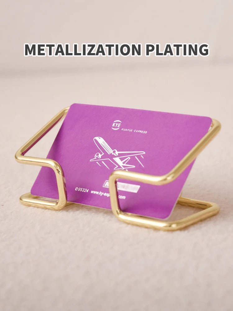Business Card Holder Desk Bracket Cards Organizer Office Gift Display Holders Business Card Holder Desk Bracket Cards Organizer - Cozy & Co. Market