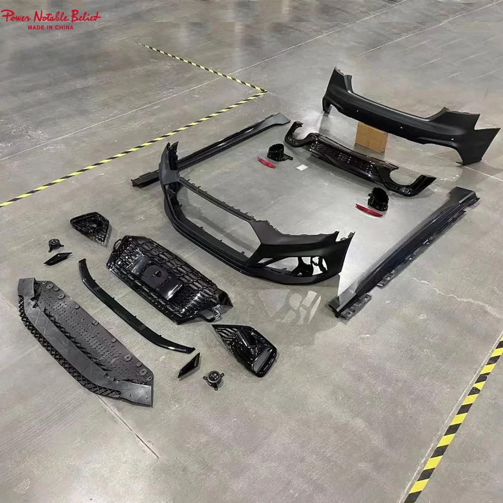Car 2020-2024 RS5 Style Full Body Kit A5 S5 Front Rear Bumper Kit for Audi A5 S5 2020 2021 2022 2023 2024 - Cozy & Co. Market