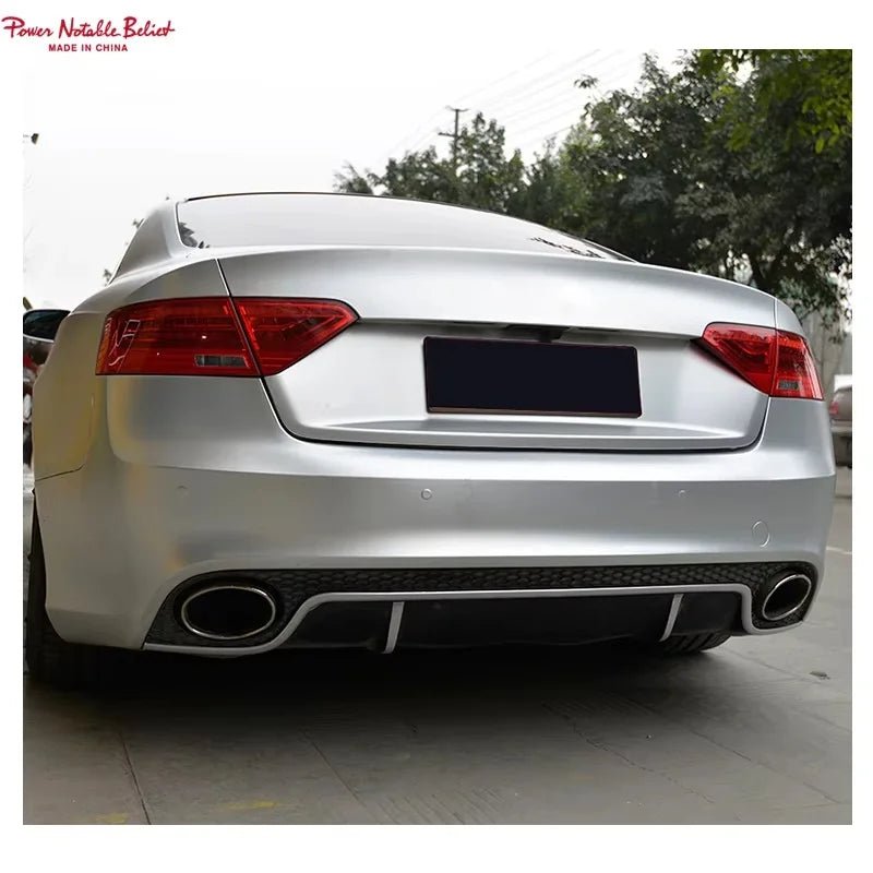Car A5 S5 B8.5 Rear Bumper Facelift RS5 Style Body Kits for Audi A5 S5 B8 Rear Bumper 2 Doors 4 Doors 2012 2013 2014 2015 2016 - Cozy & Co. Market