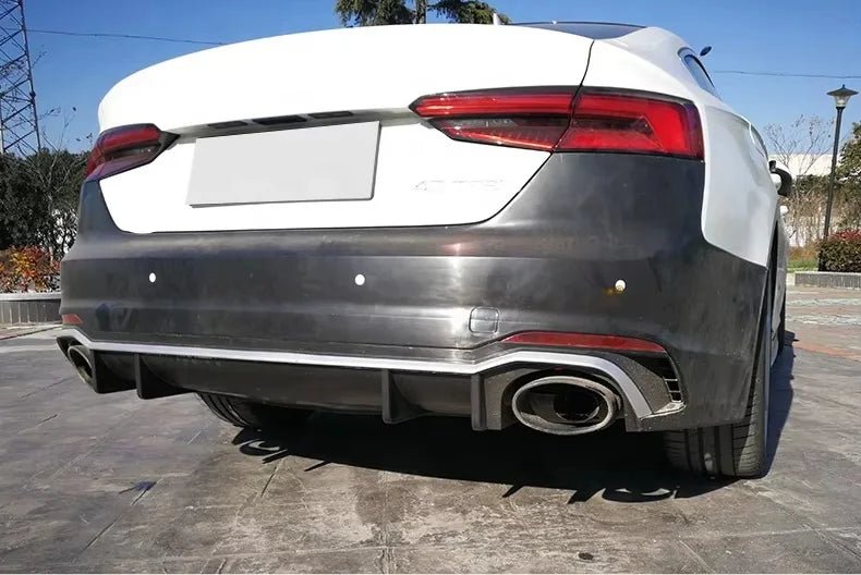 Car A5 S5 B8.5 Rear Bumper Facelift RS5 Style Body Kits for Audi A5 S5 B8 Rear Bumper 2 Doors 4 Doors 2012 2013 2014 2015 2016 - Cozy & Co. Market