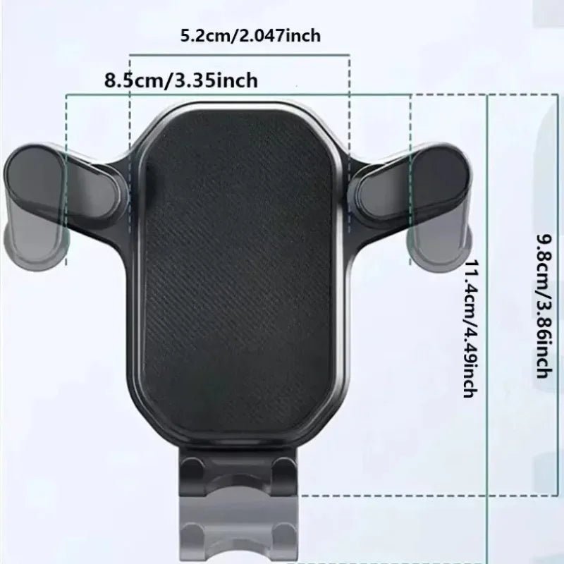 Car Air Outlet Clip Stand Car Phone Holder Smartphone Mount Gravity No Magnetic Support in Car For iPhone Xiaomi Samsung Huawei - Cozy & Co. Market