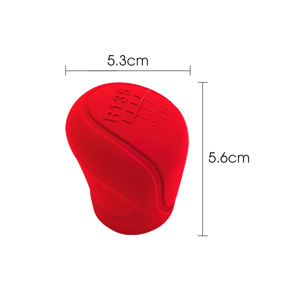 Car Silicone Gear Shift Knob Cover Gear Shift Non-Slip Grip Handle Protective Covers Manual 6-speed Car Interior Accessories - Cozy & Co. Market