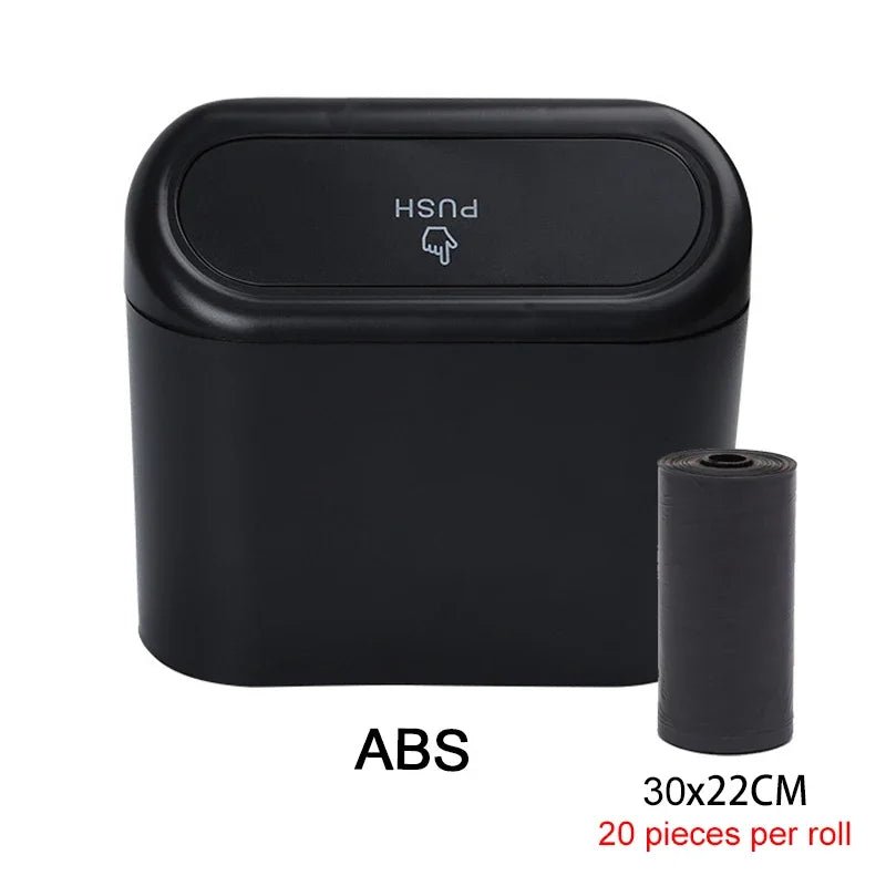 Car Trash Can (with Lid) Contains 60 (300) Garbage Bags, Small Car Trash Can, Leak-proof Mini Car Accessories - Cozy & Co. Market