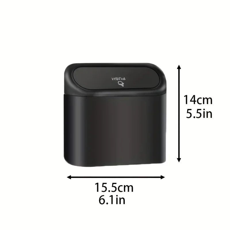 Car Trash Can (with Lid) Contains 60 (300) Garbage Bags, Small Car Trash Can, Leak-proof Mini Car Accessories - Cozy & Co. Market
