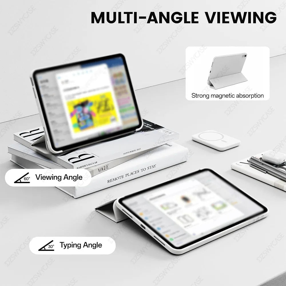 Case for iPad 11th (A16) 11 Inch 2025/10th Gen 10.9 Inch 2022, Support Auto Wake/Sleep, Trifold Stand Cover, with Soft TPU Back - Cozy & Co. Market