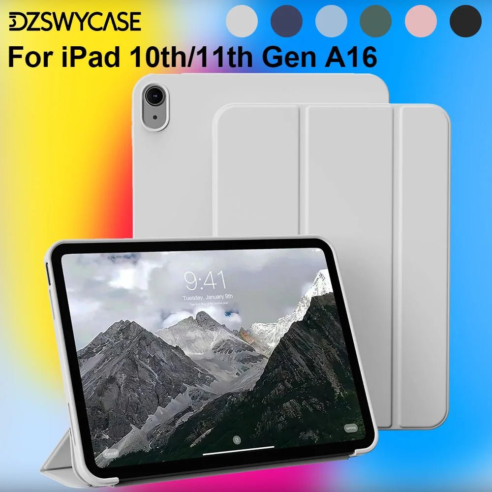 Case for iPad 11th (A16) 11 Inch 2025/10th Gen 10.9 Inch 2022, Support Auto Wake/Sleep, Trifold Stand Cover, with Soft TPU Back - Cozy & Co. Market