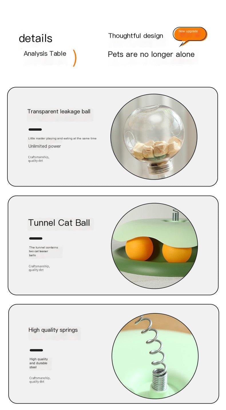 Cat Toy Leaky Ball (Single Piece) - Cozy & Co. Market