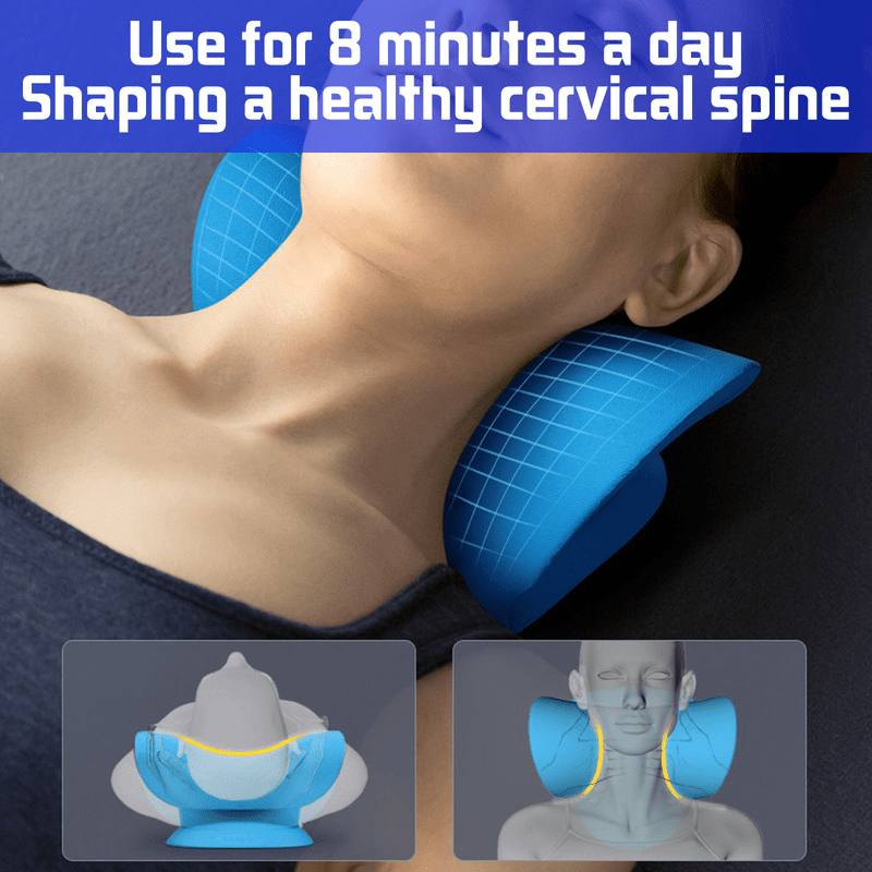 Cervical Spine Stretch Neck Stretcher & Massage Pillow - Cozy & Co. Market
