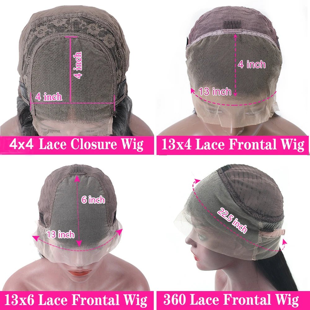 Chocolate Brown 13x4 Lace Front Wig Brazilian Pre Plucked 13x6 HD Lace Frontal Wigs Dark Brown Body Wave Human Hair Closure Wigs - Cozy & Co. Market