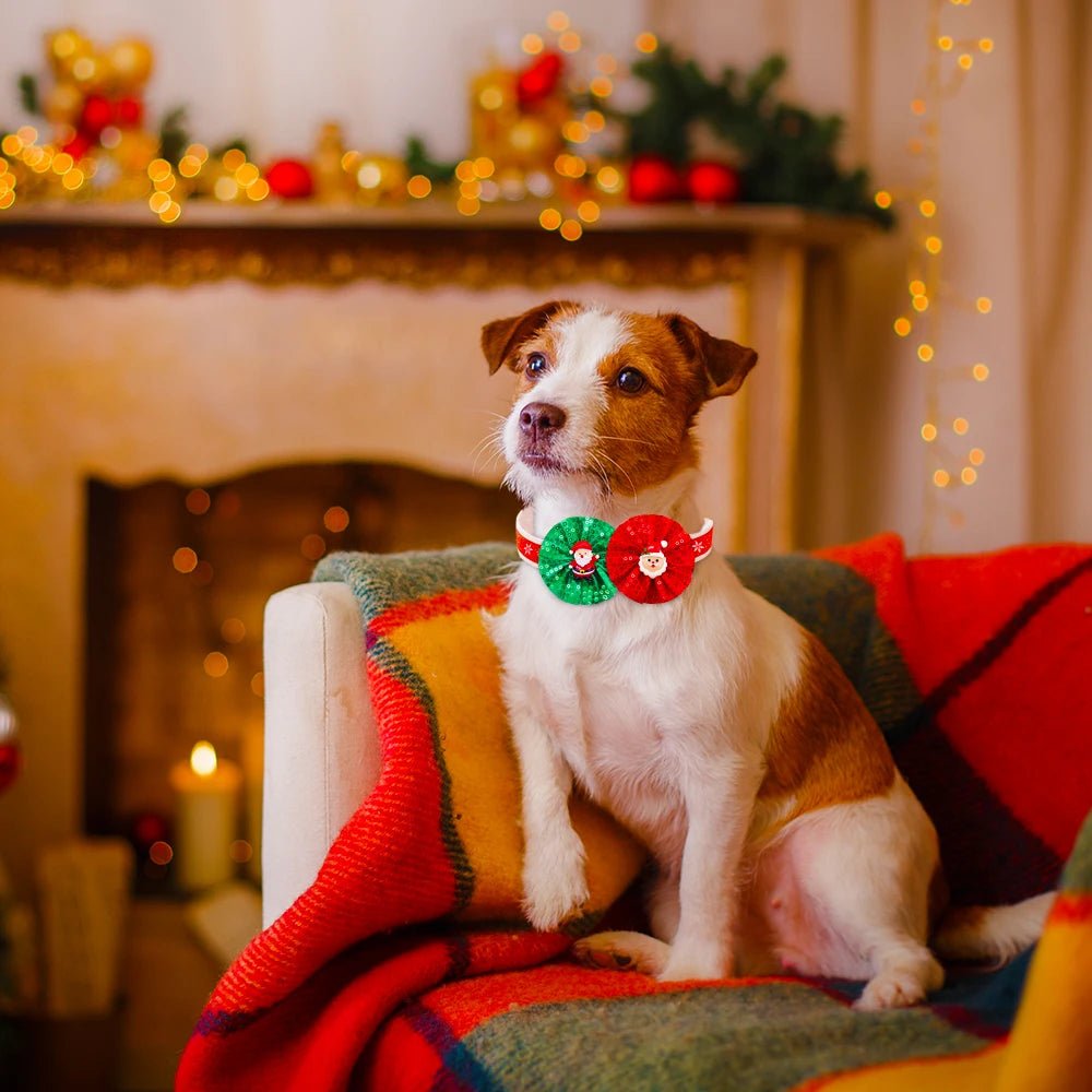 Christmas Dog Bow Tie Collar Accessories — Pack of 50 - Cozy & Co. Market