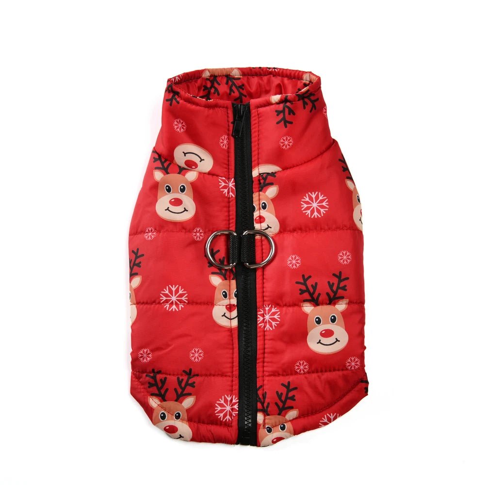 Christmas Dog & Cat Jacket — Warm Fleece Holiday Costume - Cozy & Co. Market