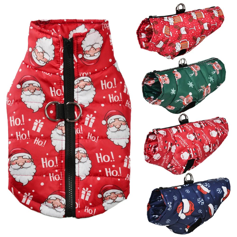 Christmas Dog & Cat Jacket — Warm Fleece Holiday Costume - Cozy & Co. Market