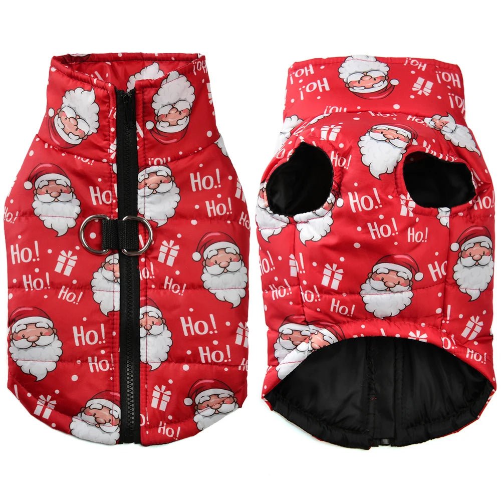 Christmas Dog & Cat Jacket — Warm Fleece Holiday Costume - Cozy & Co. Market