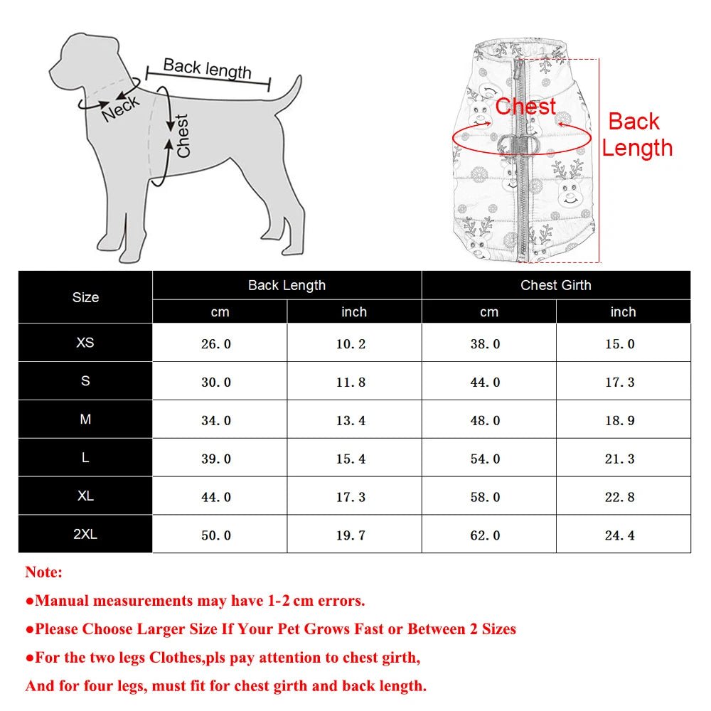 Christmas Dog & Cat Jacket — Warm Fleece Holiday Costume - Cozy & Co. Market
