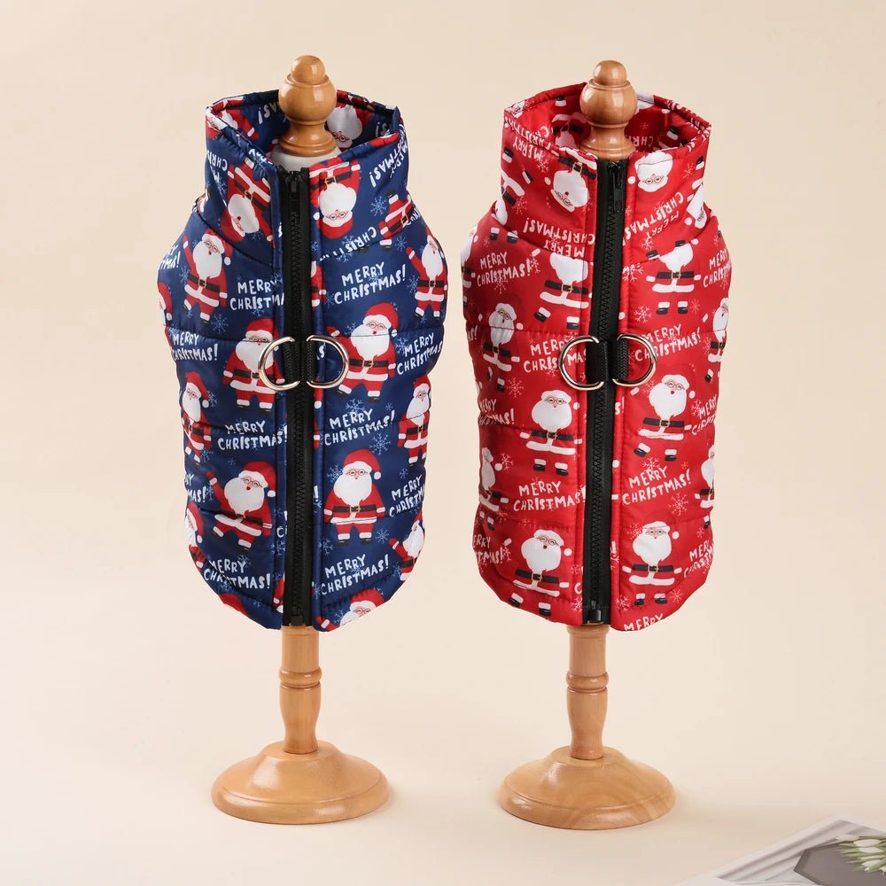 Christmas Dog & Cat Jacket — Warm Fleece Holiday Costume - Cozy & Co. Market