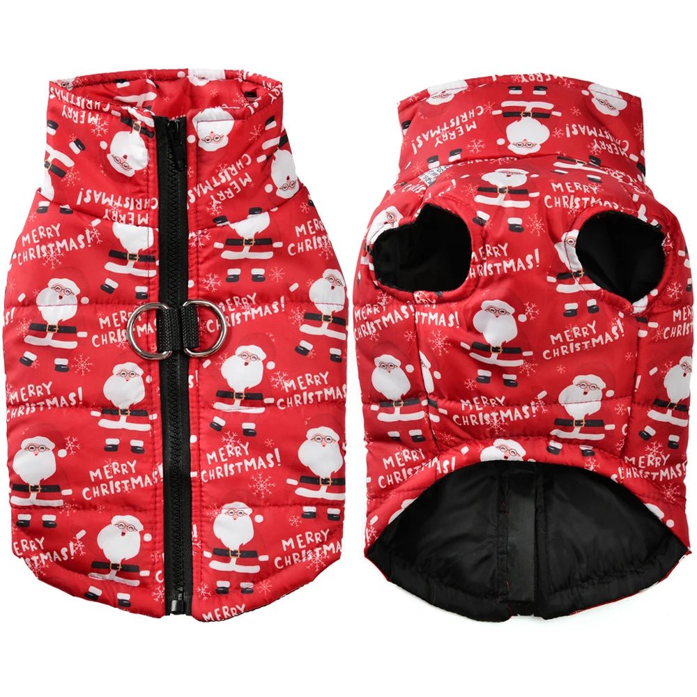 Christmas Dog & Cat Jacket — Warm Fleece Holiday Costume - Cozy & Co. Market