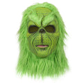 Christmas role-playing masks, Christmas Hats Costumes, Green fur Monster Latex Masks, Adult and Child Role-Playing Clothing Acce - Cozy & Co. Market