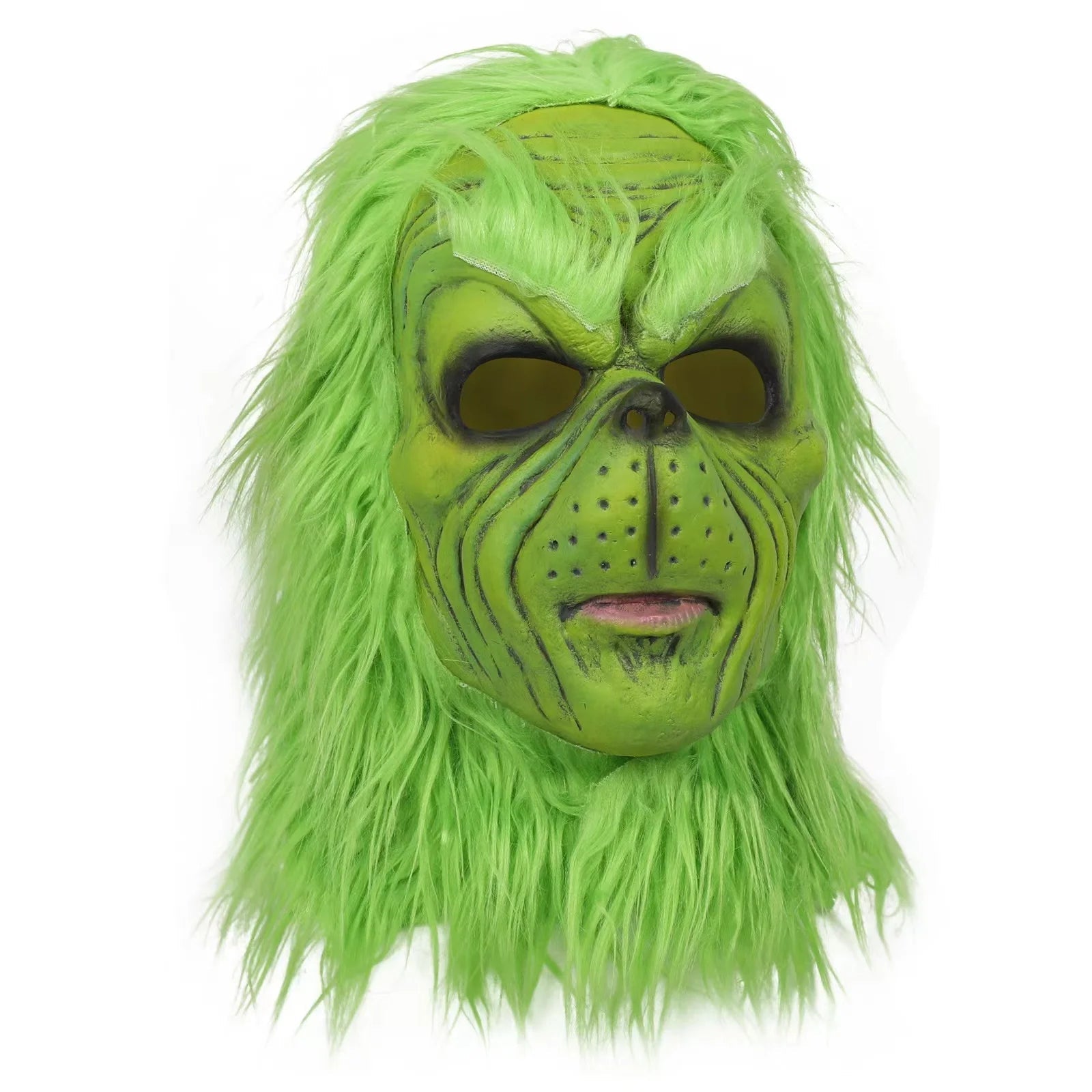 Christmas role-playing masks, Christmas Hats Costumes, Green fur Monster Latex Masks, Adult and Child Role-Playing Clothing Acce - Cozy & Co. Market