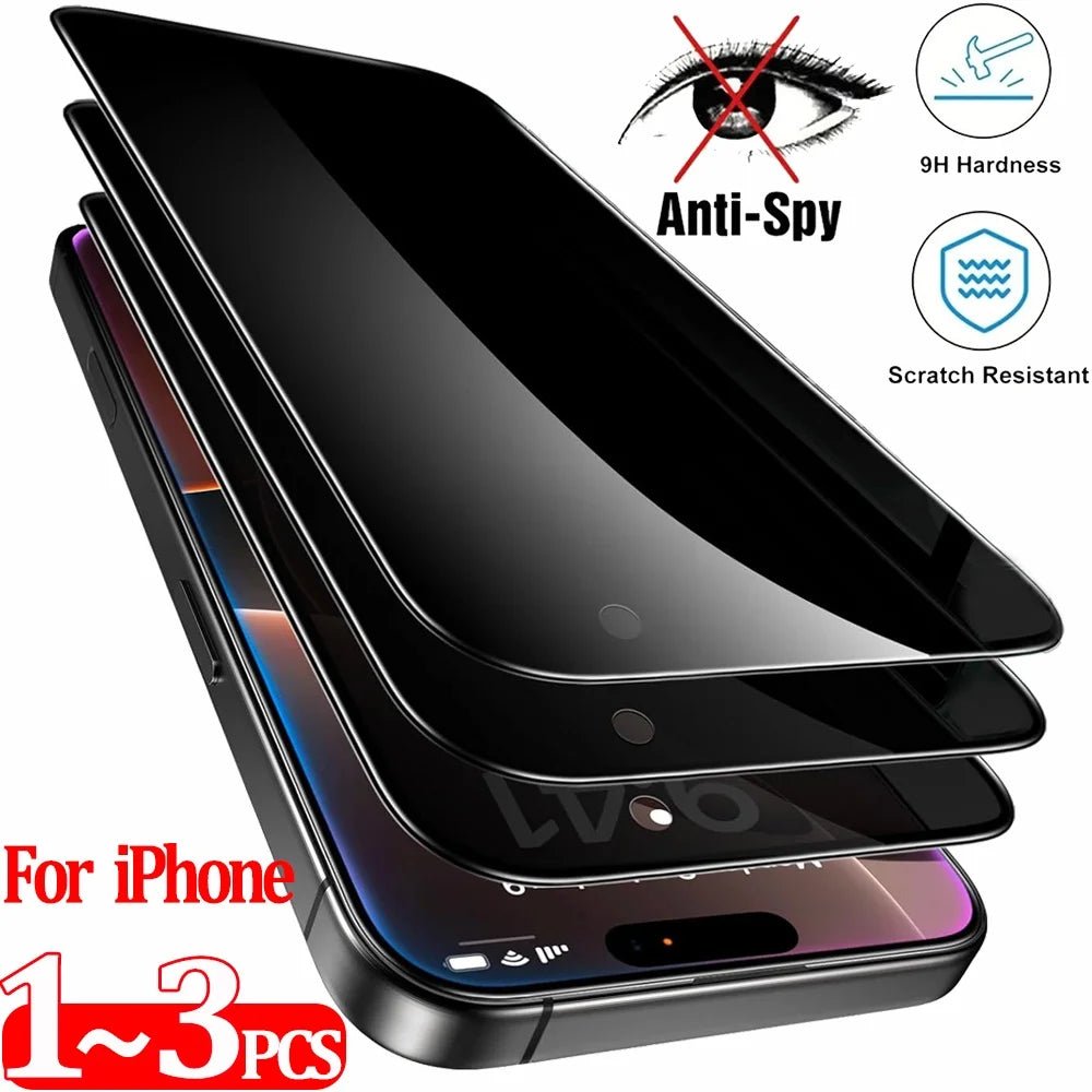 Clear Glass Film For iPhone 17 16 15 Pro Max Screen Protector For iPhone 11 12 13 14 15 Pro Tempered Glass iPhone13 Mini 16 Plus - Cozy & Co. Market