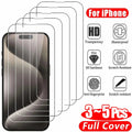 Clear Glass Film For iPhone 17 16 15 Pro Max Screen Protector For iPhone 11 12 13 14 15 Pro Tempered Glass iPhone13 Mini 16 Plus - Cozy & Co. Market