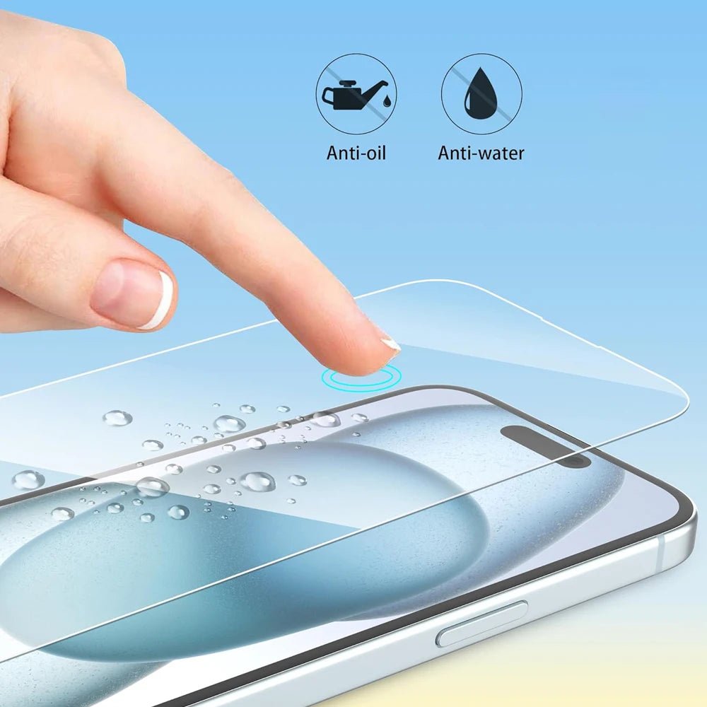 Clear Glass Film For iPhone 17 16 15 Pro Max Screen Protector For iPhone 11 12 13 14 15 Pro Tempered Glass iPhone13 Mini 16 Plus - Cozy & Co. Market